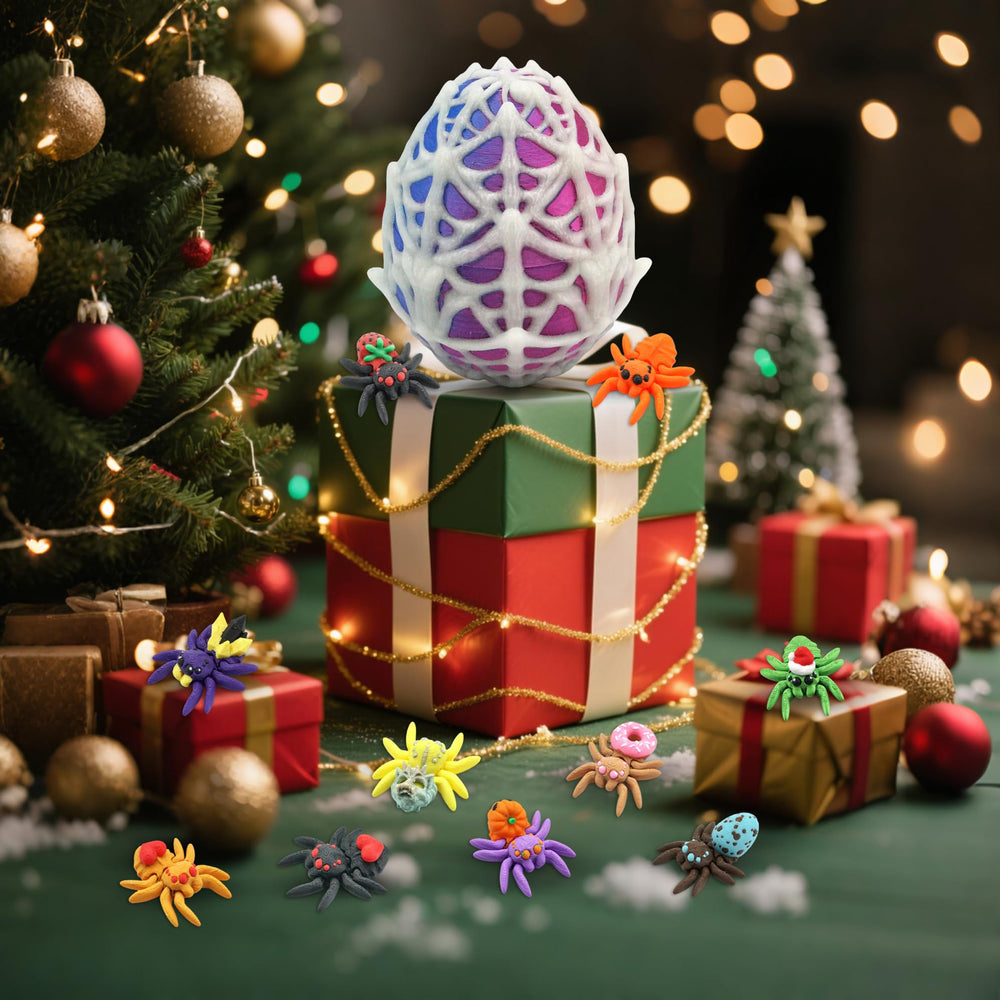 XAKNXGU vivid art spider egg doubles as decor and toy