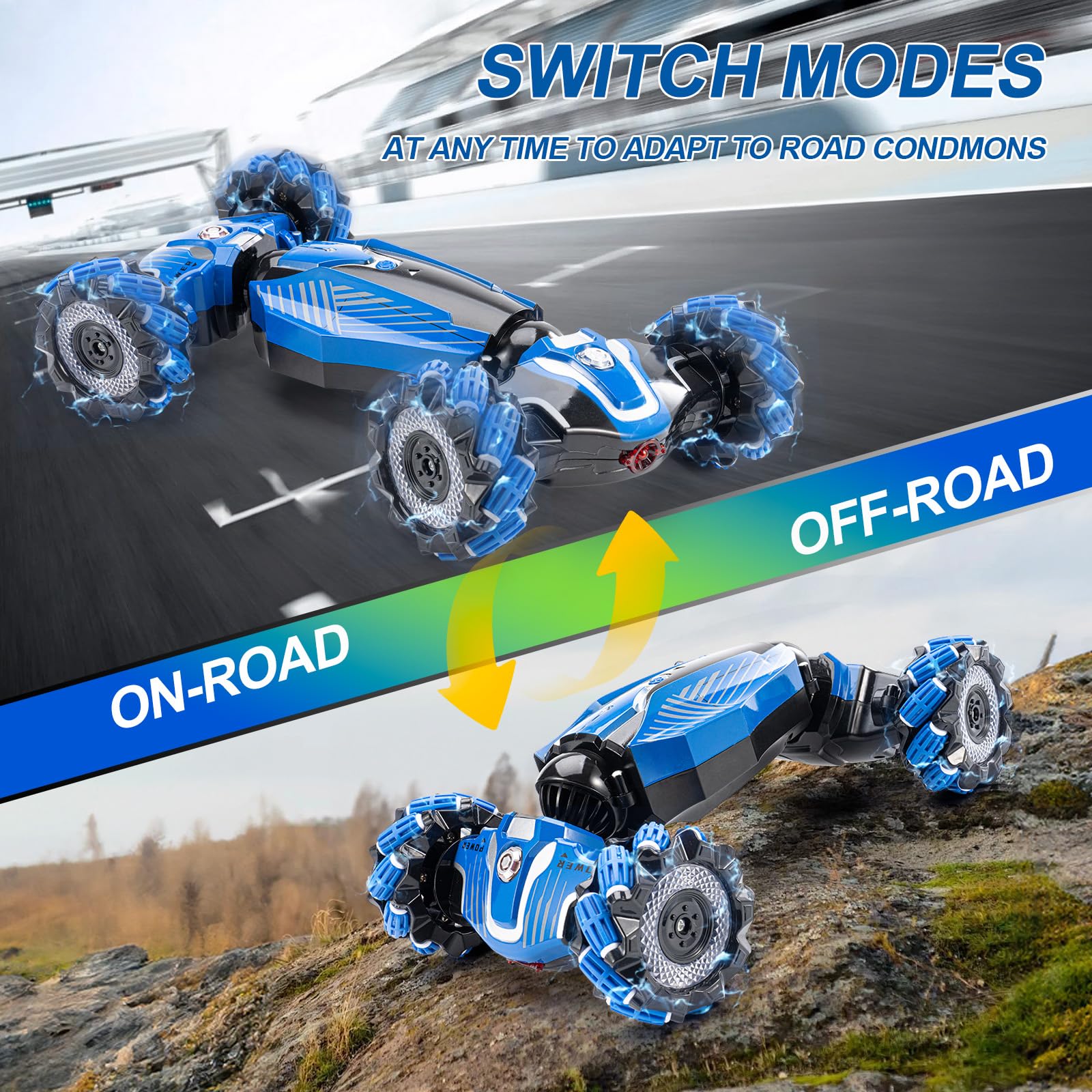 XAMIMM gesture sensing RC stunt car gesture watch enables precise hands-free control