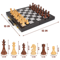 XAOHAO non-magnetic checkers area for traditional matches.