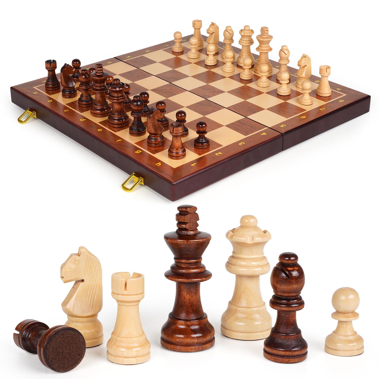 XAOHAO chess set includes two extra queens for flexible play