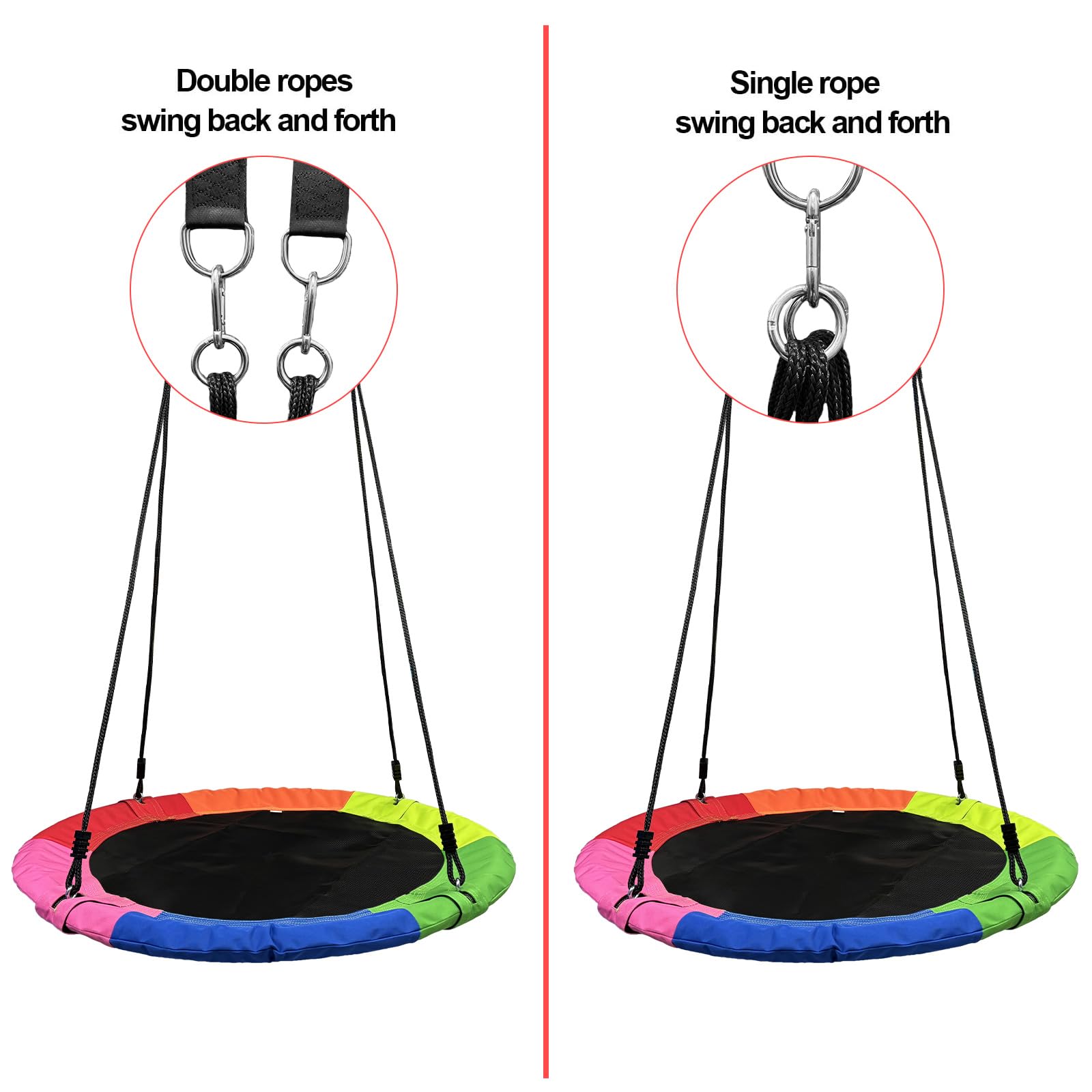 Xapigo adjustable hanging straps provide flexible mounting options.