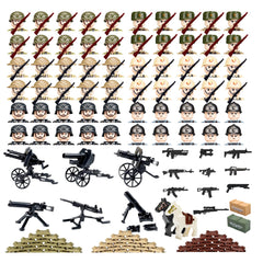 XAPUNK WW2 minifigures 60-soldier set for imaginative play and storytelling.