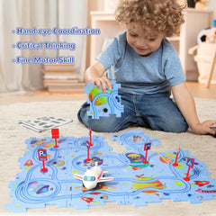 XAZASTOV airplane vehicle invites imaginative play and hands-on exploration.