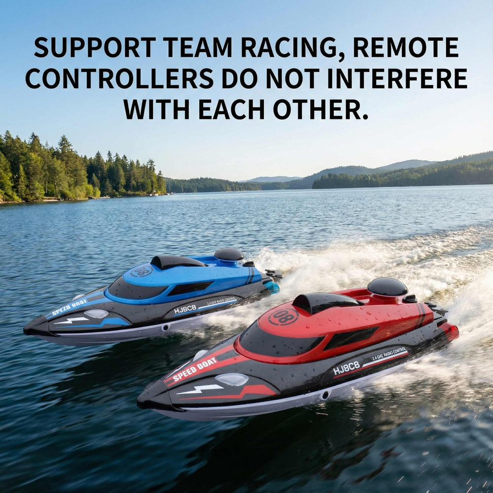 XDJXWJN RC boat capsize recovery feature for quick re-entry