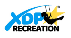 XDP Recreation auger anchors prevent movement during backyard play.