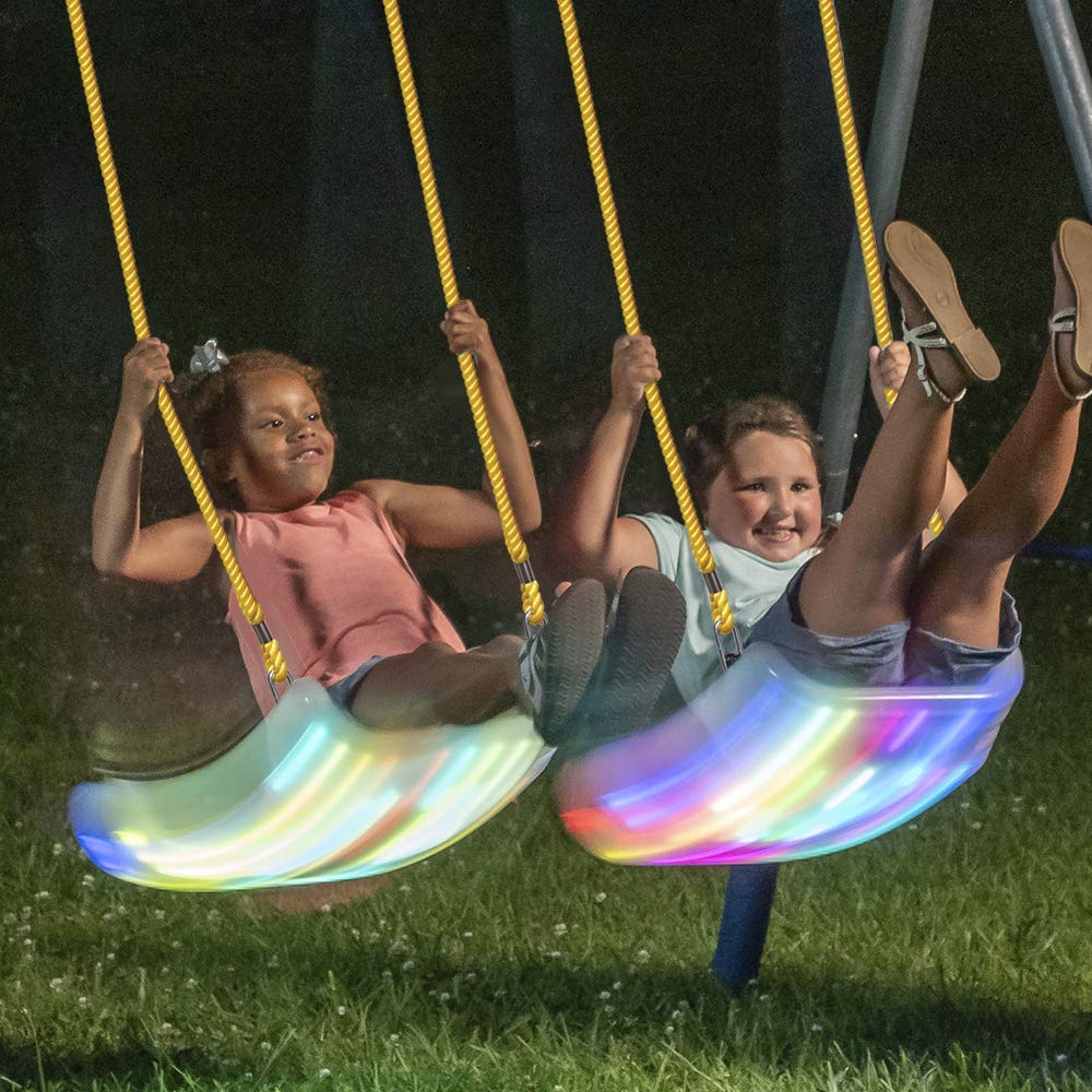 XDP Recreation Firefly LED swing seat rope and chain length 72 inches.