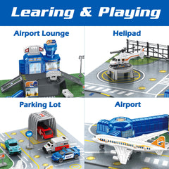 XDUOYJOY friction-powered vehicles move smoothly on flat surfaces for extended play.