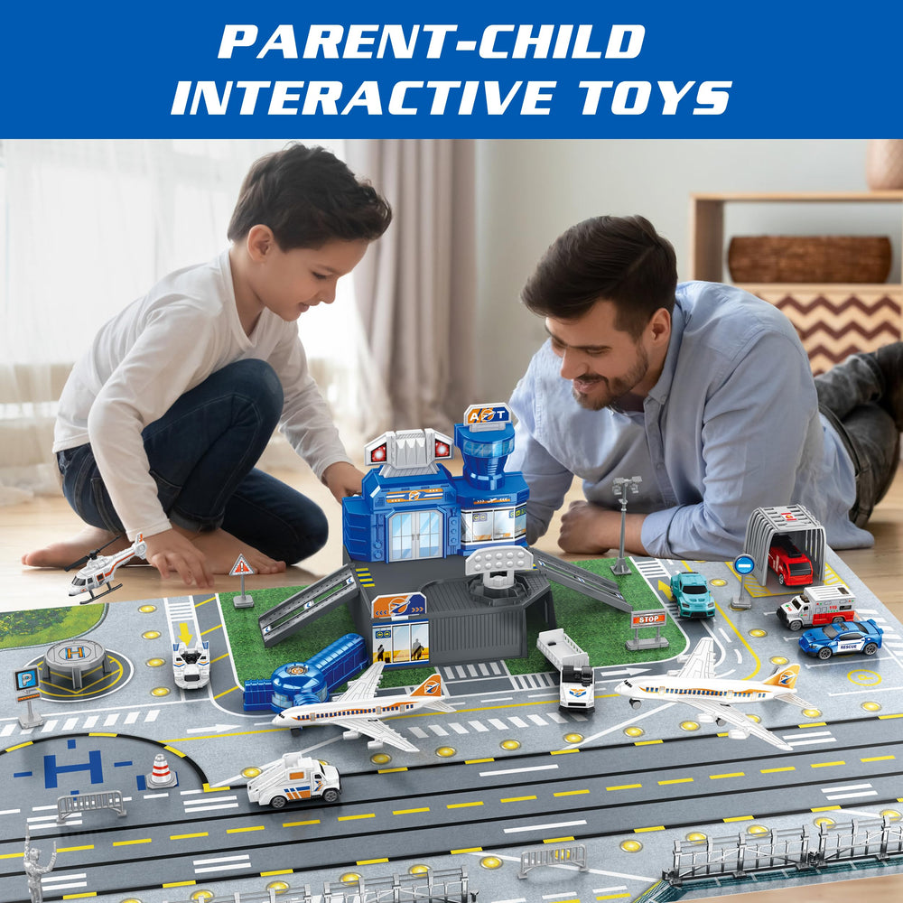 XDUOYJOY kid-friendly airport kit supports fine motor skills and storytelling.