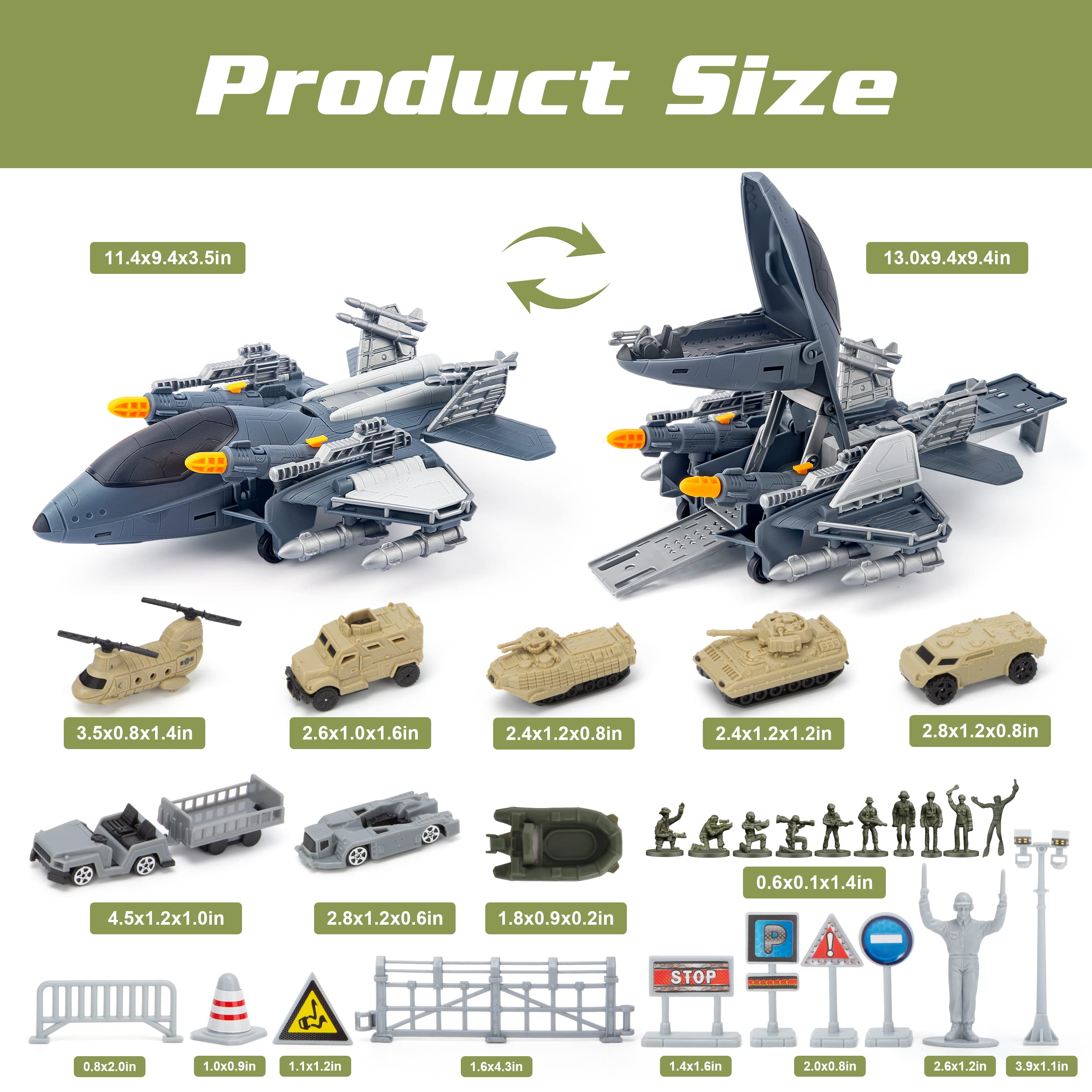 XDUOYJOY army-helicopter-toy with opening cockpit for realistic pretend missions.