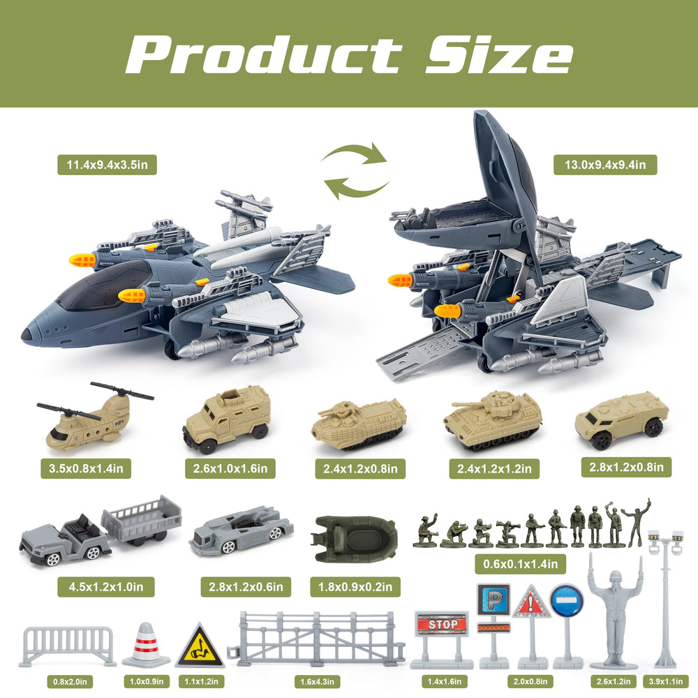 XDUOYJOY army-helicopter-toy with opening cockpit for realistic pretend missions.