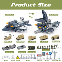 XDUOYJOY army-helicopter-toy with opening cockpit for realistic pretend missions.
