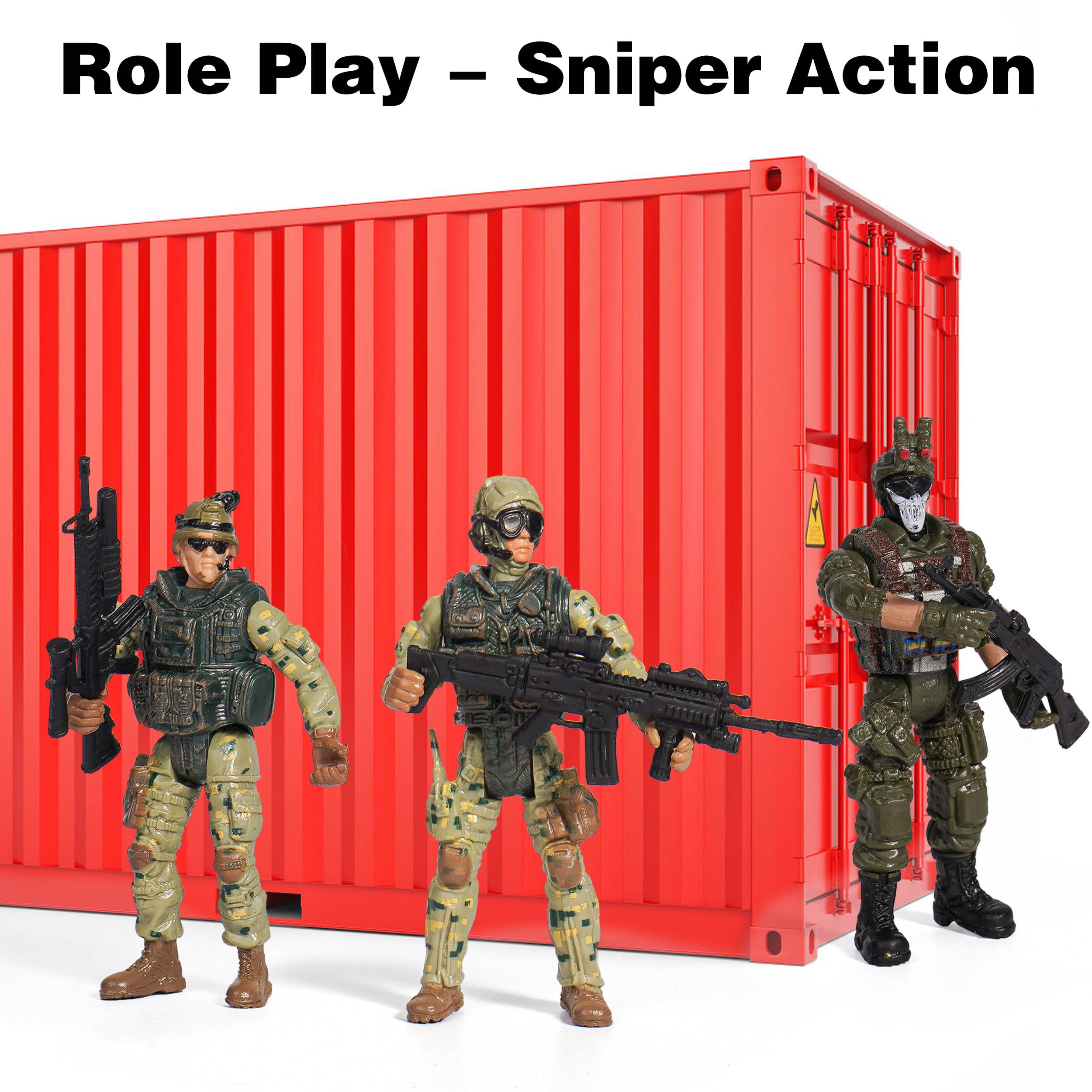 XDUOYJOY army figures make a perfect gift for young gamers.