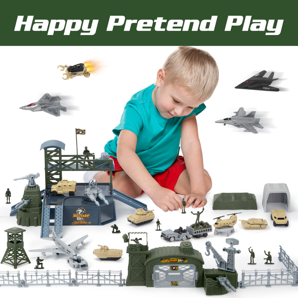 XDUOYJOY Military Base Toy army figures promote storytelling and role-play