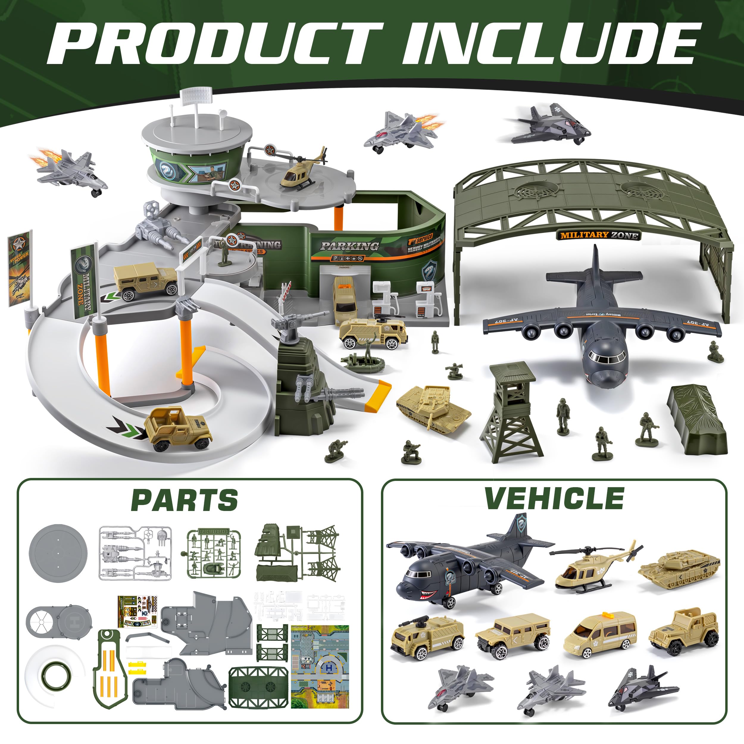 XDUOYJOY tanks provide sturdy battlefield scenarios for active play