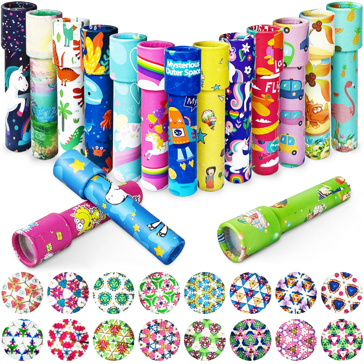 Xeehwb kaleidoscope cute style 1: vibrant patterns for imaginative play.