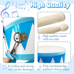 Xeehwb Kids Drum Set drumsticks image highlights included sticks for rhythm practice