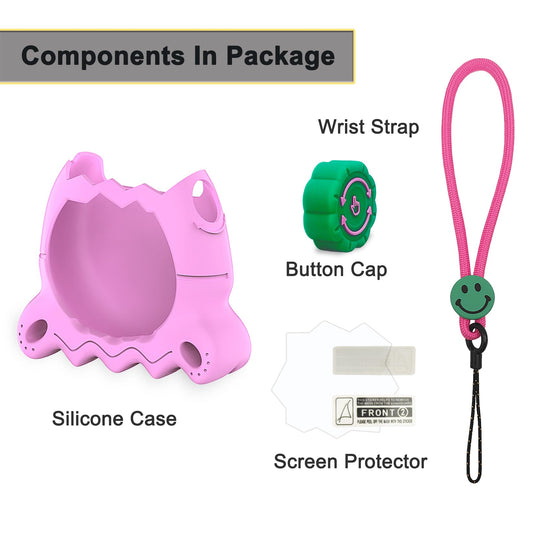 XEGIMOR Tamagotchi Paradise button cap keeps rotating controls safe during play