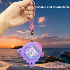 XEGIMOR Tamagotchi Paradise purple case ideal as a gift.