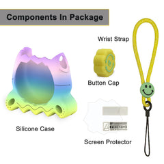XEGIMOR Tamagotchi Paradise button cap guards rotating controls on the go.