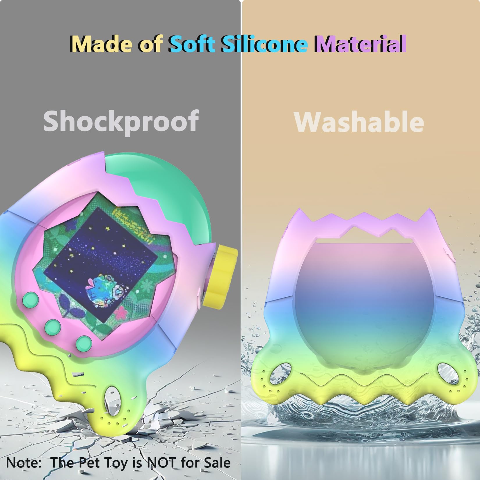 XEGIMOR Tamagotchi Paradise lanyard adds easy carrying and styling.