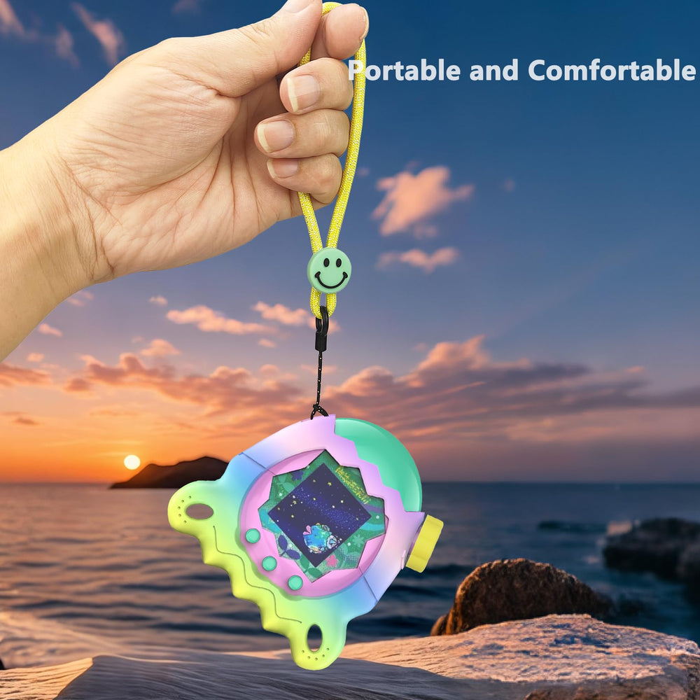 XEGIMOR Tamagotchi Paradise wrist strap keeps your pet device secure.
