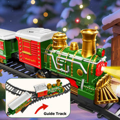 Xelabrion Christmas train guide track helping smooth runs and alignment