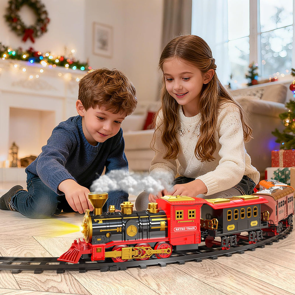 Xelabrion train set passenger coaches provide room for imaginative journeys.