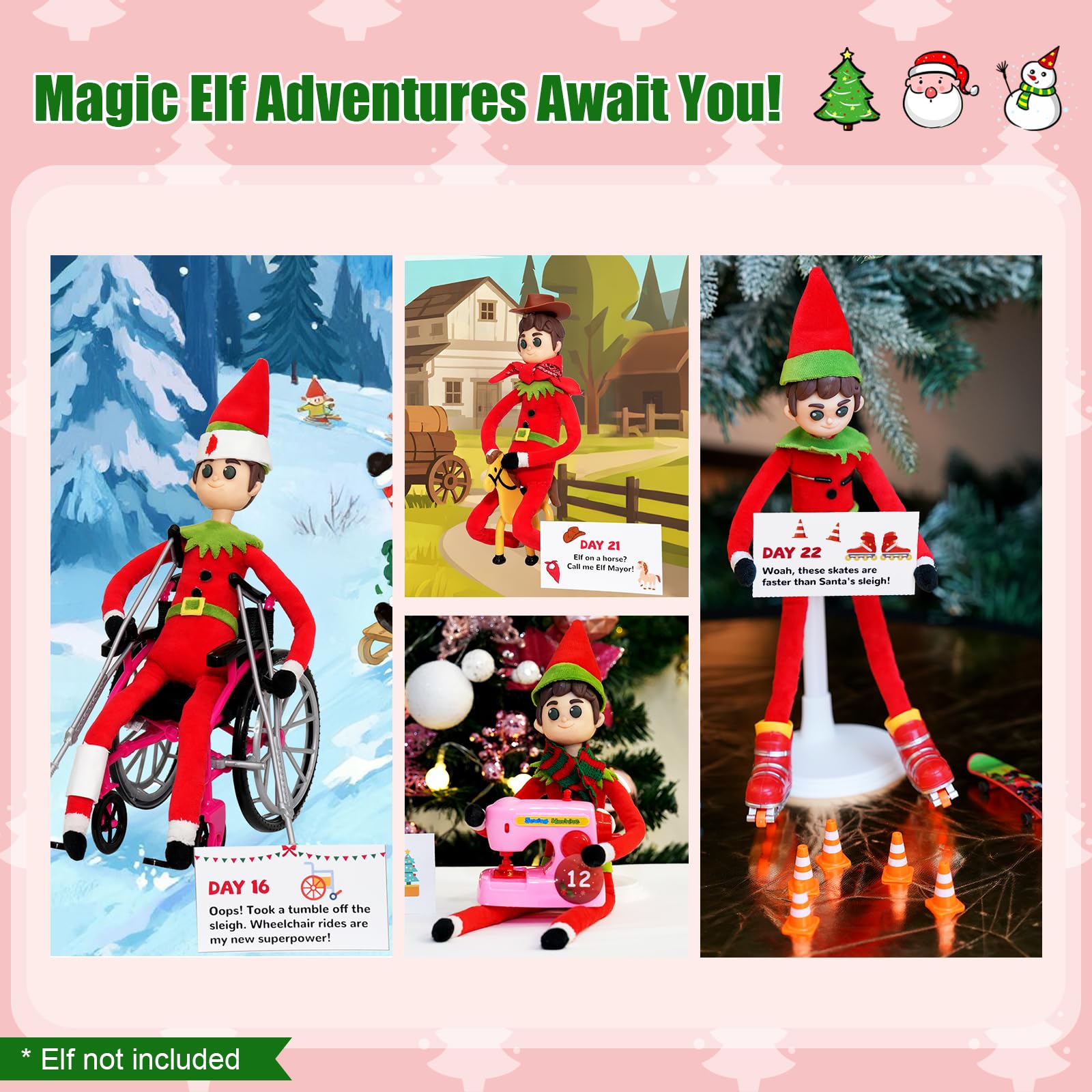 XENHTAAI Elf Kit dialogue cards inspire charming conversations.