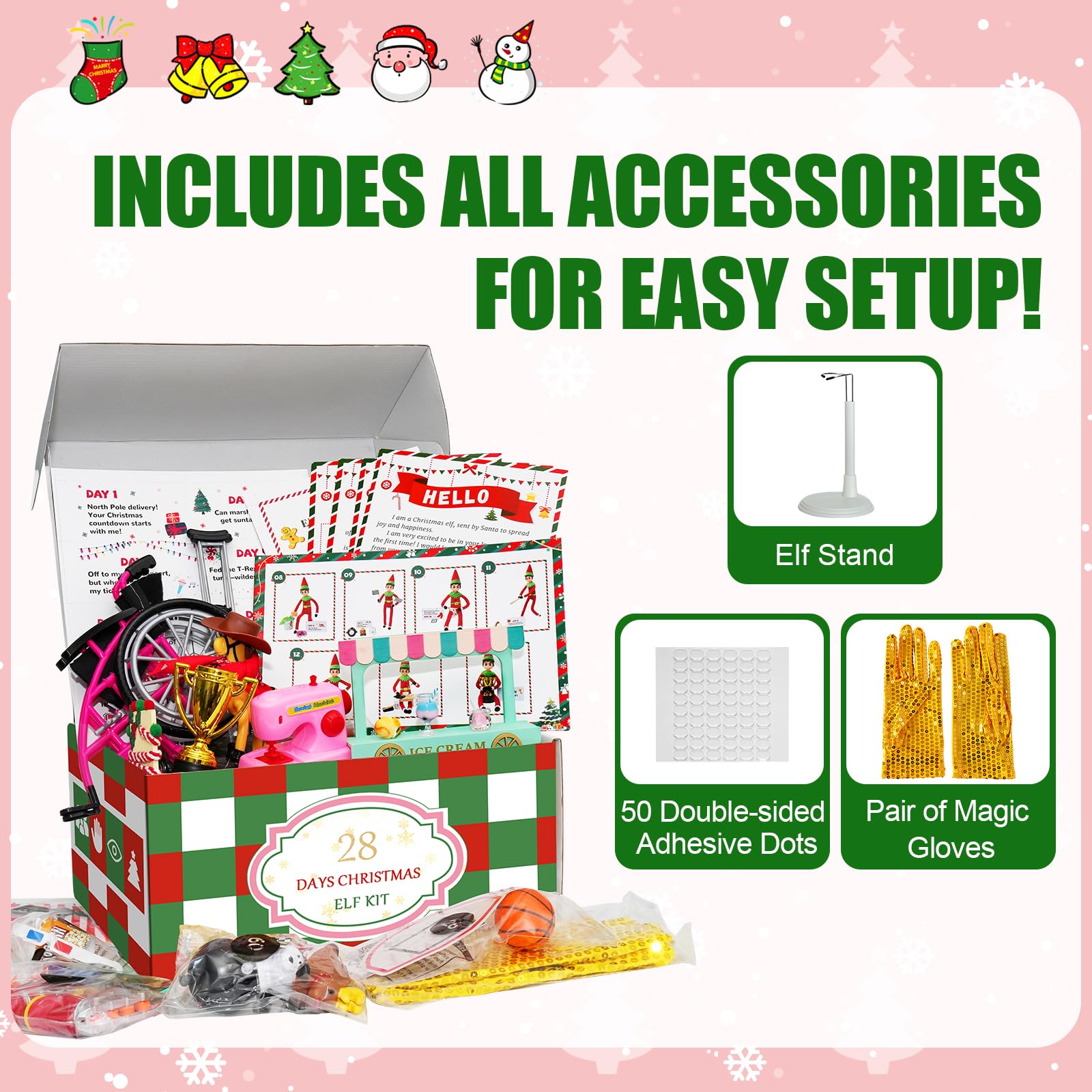 XENHTAAI Elf Kit welcome and farewell letters set the mood.