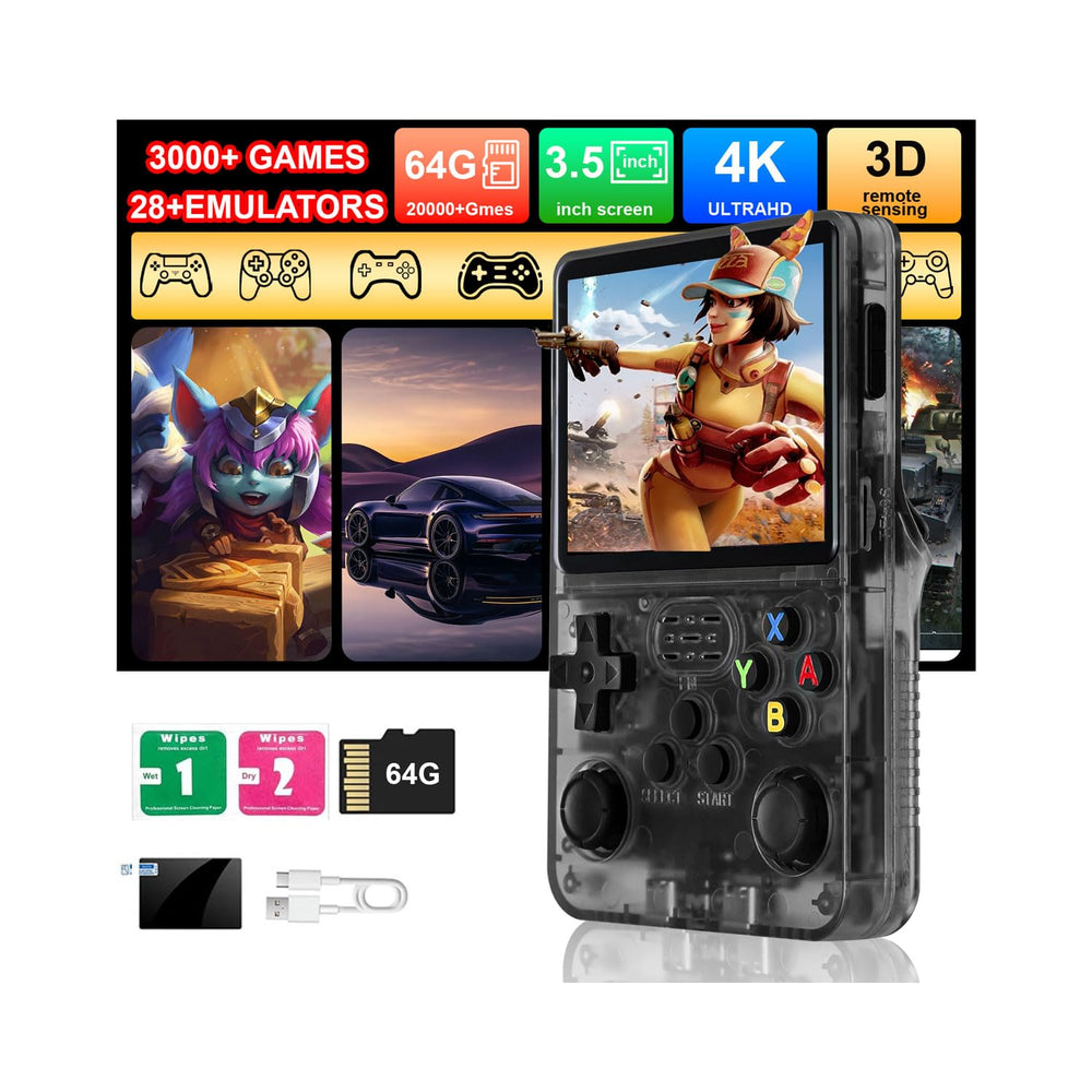 XENPONAD R36S handheld with front display for retro gaming on the go.