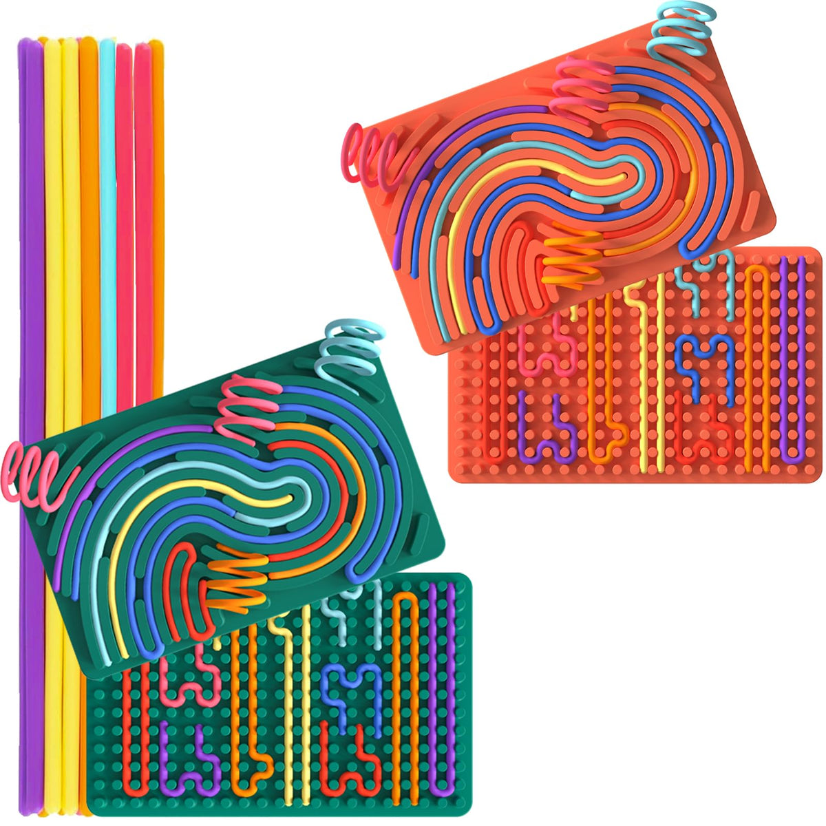 Xesakesi sensory activity board front view for calm, focused play
