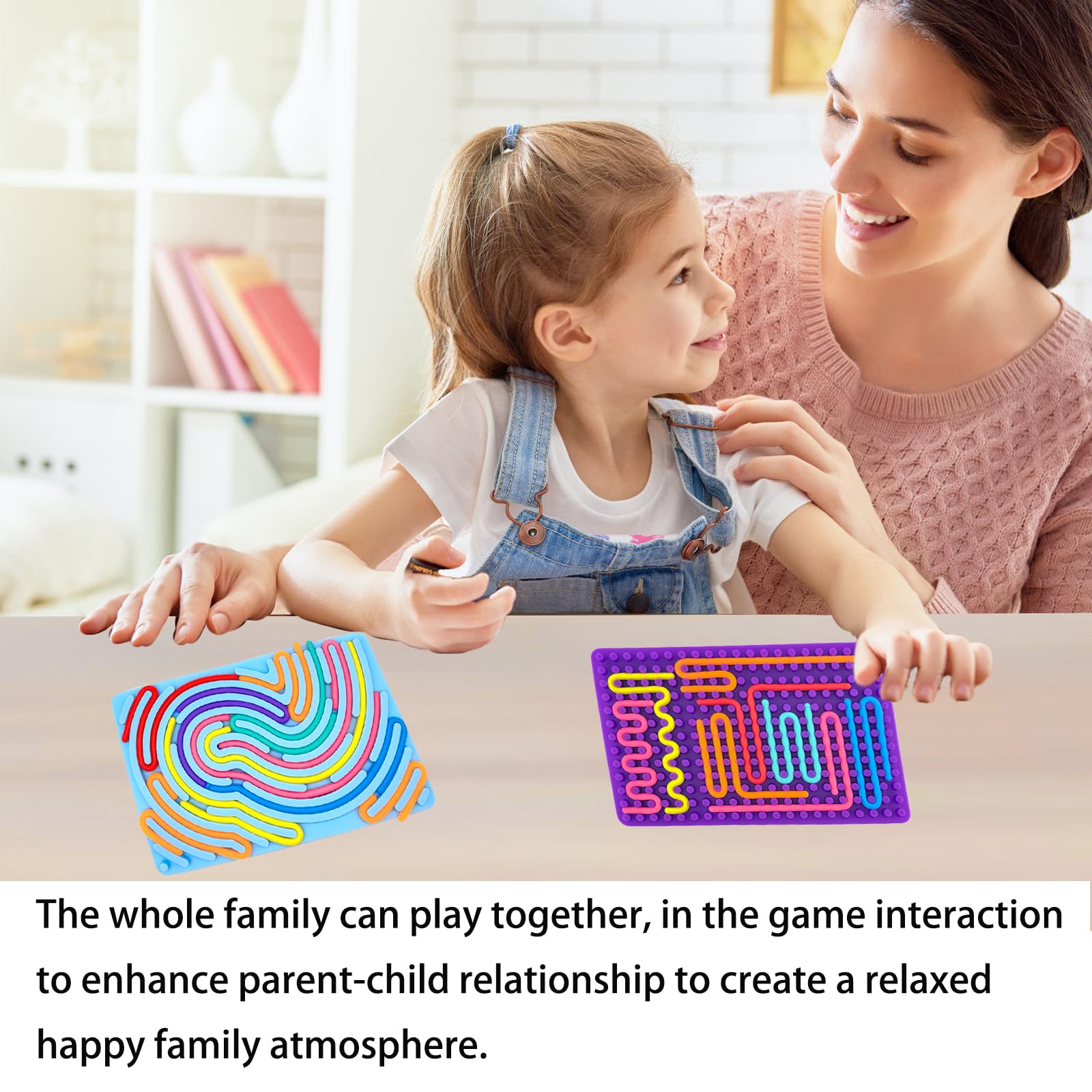 Xesakesi Sensory Activity Board helps kids stay focused in classrooms and public spaces.