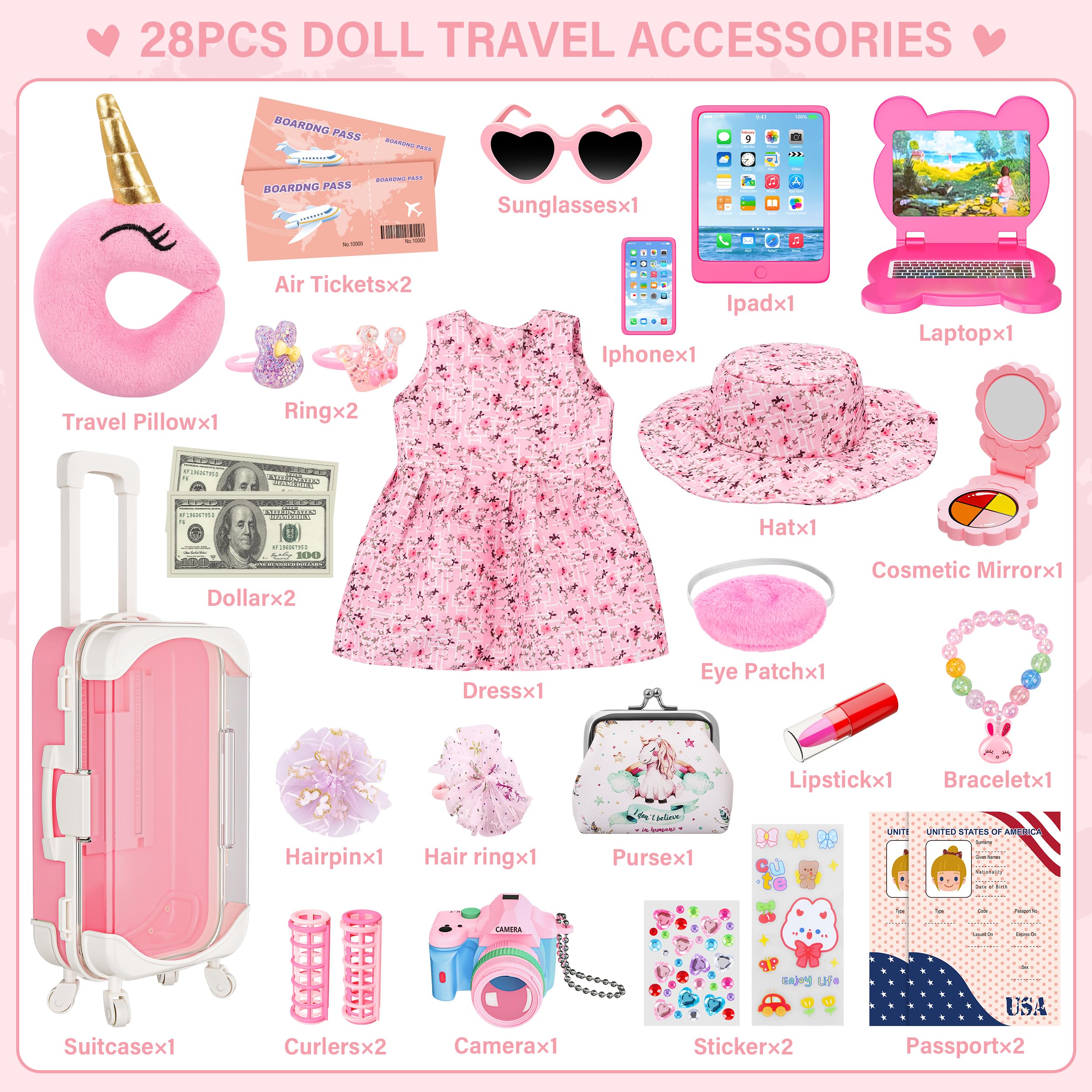 XFBB unicorn headrest accessory adds cute travel realism