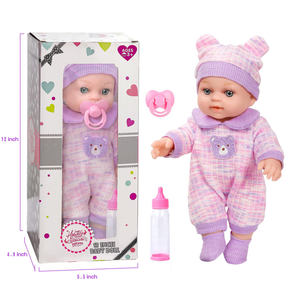 XFEYUE 12inch baby doll handkerchief finishing touch for pretend care