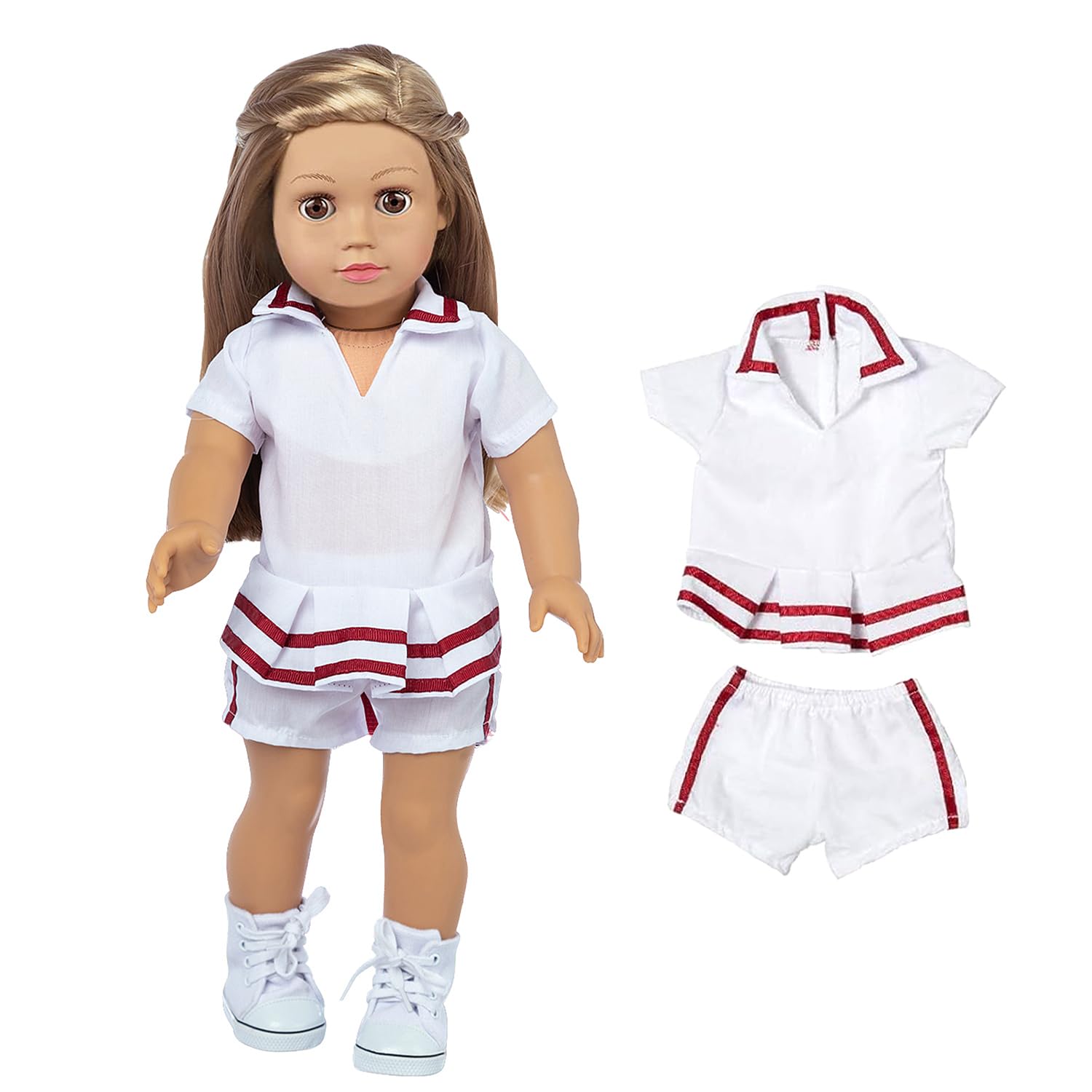 XFEYUE 18-inch doll clothes camouflage pants for adventurous looks.