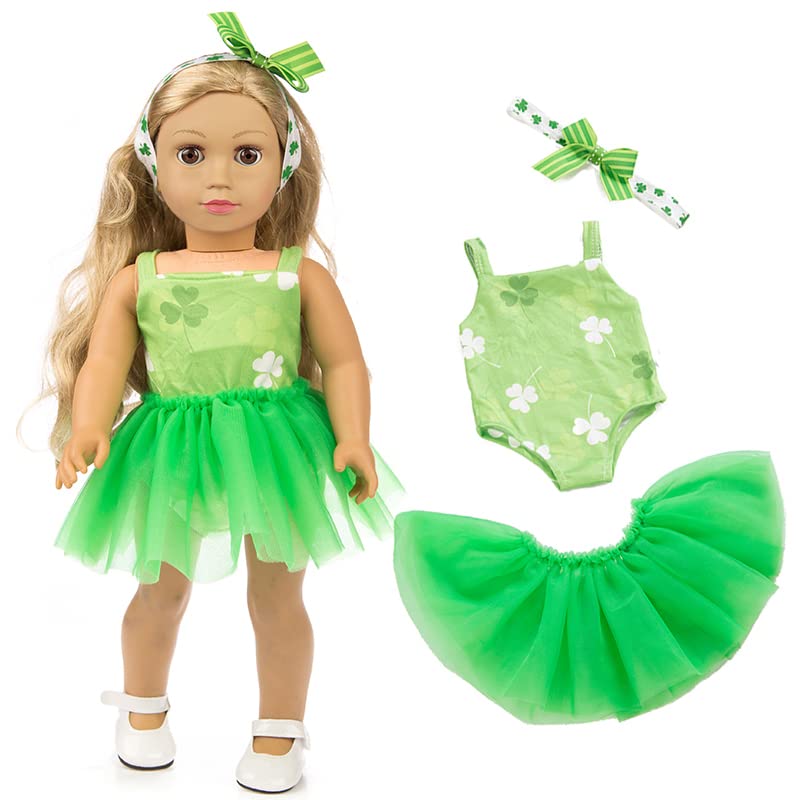 XFEYUE 18-inch doll clothes set hair bands add cute accents and secure fits