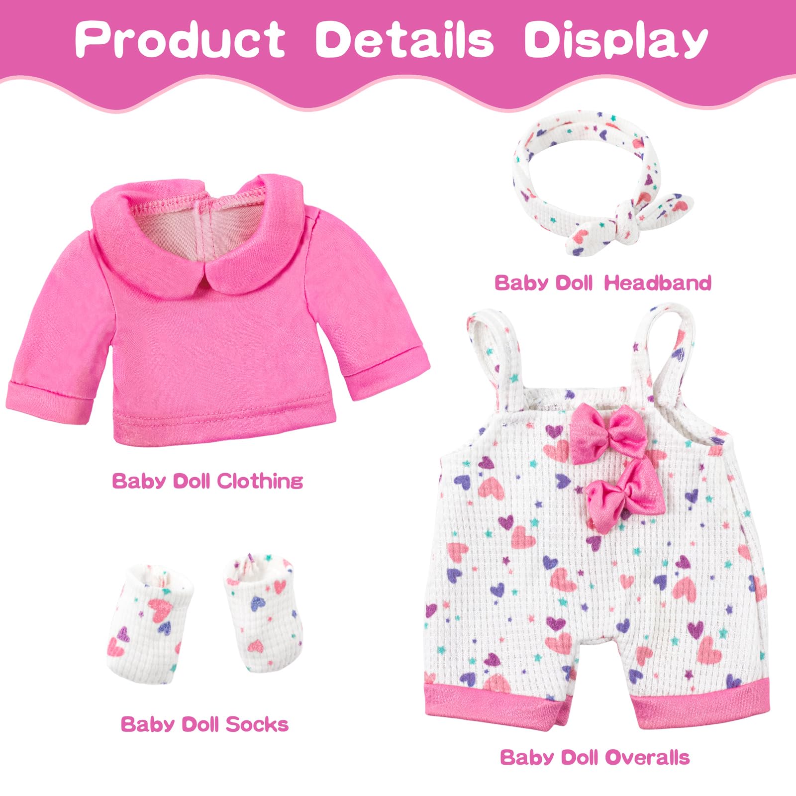 XFEYUE packaged gift-ready doll set, perfect for gifting to a child