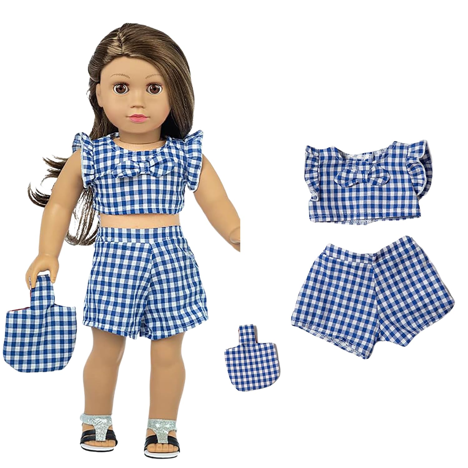 XFEYUE doll accessories handbag for completing outfits.