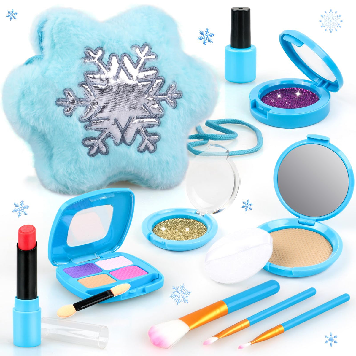 XFFFun pretend makeup kit for toddlers eyeshadow set for safe imaginative play