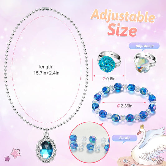 XFFFun princess bracelets with elastic fit for easy wear during play.