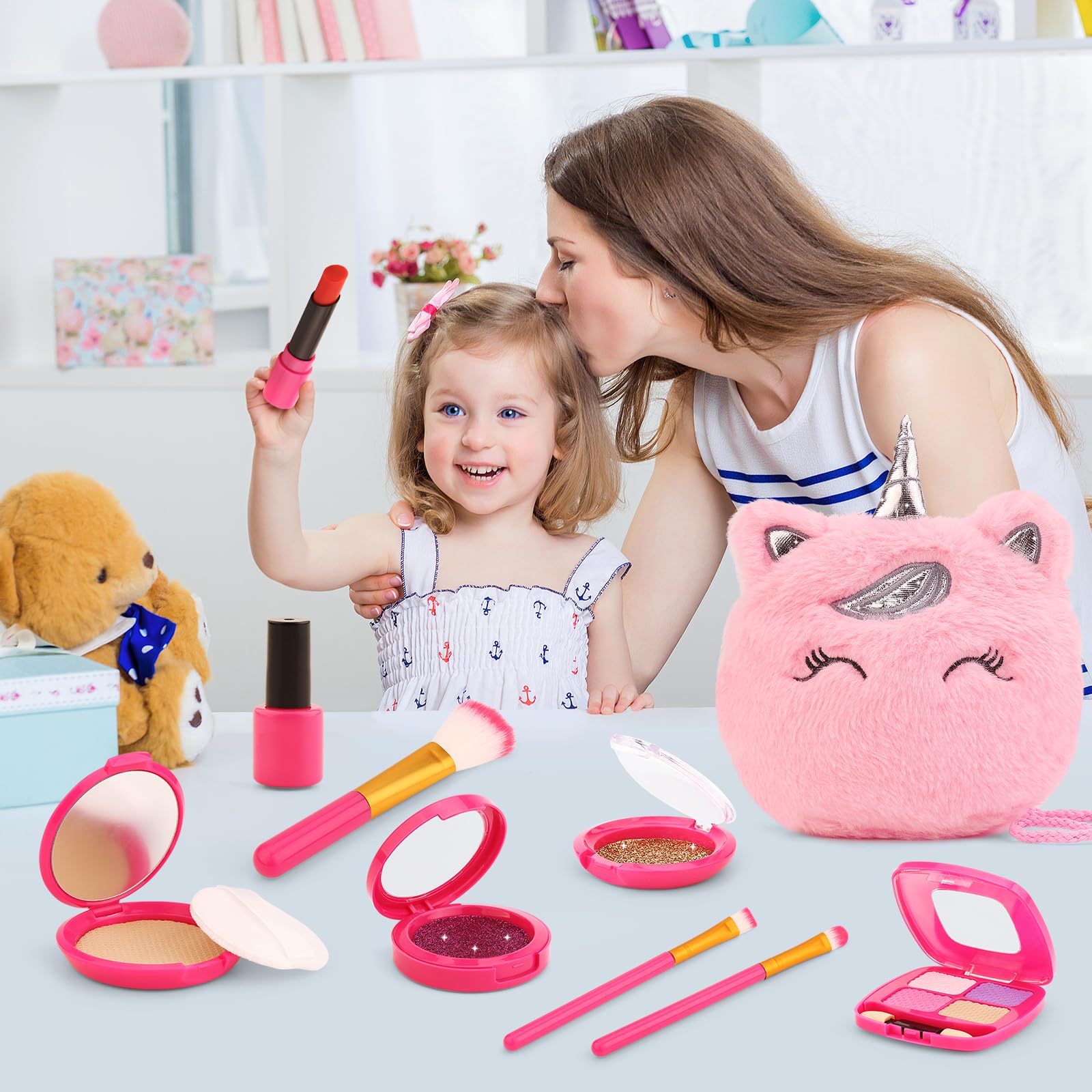 xFFFun unicorn purse lipstick tube for imaginative storytelling makeup