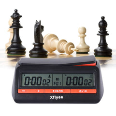 Xflyee Chess Clock side controls demonstrate quick, single-button operation.