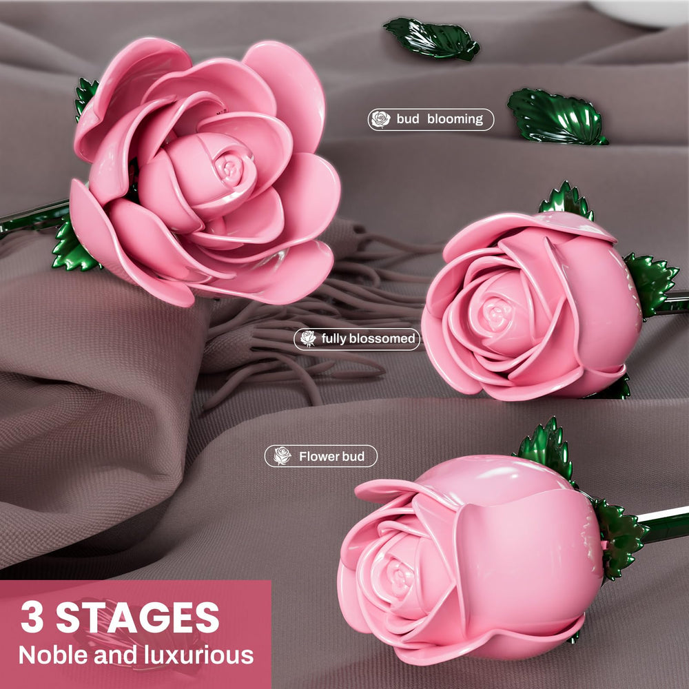 XGSHJ pink rose bouquet retro centerpiece for festive settings