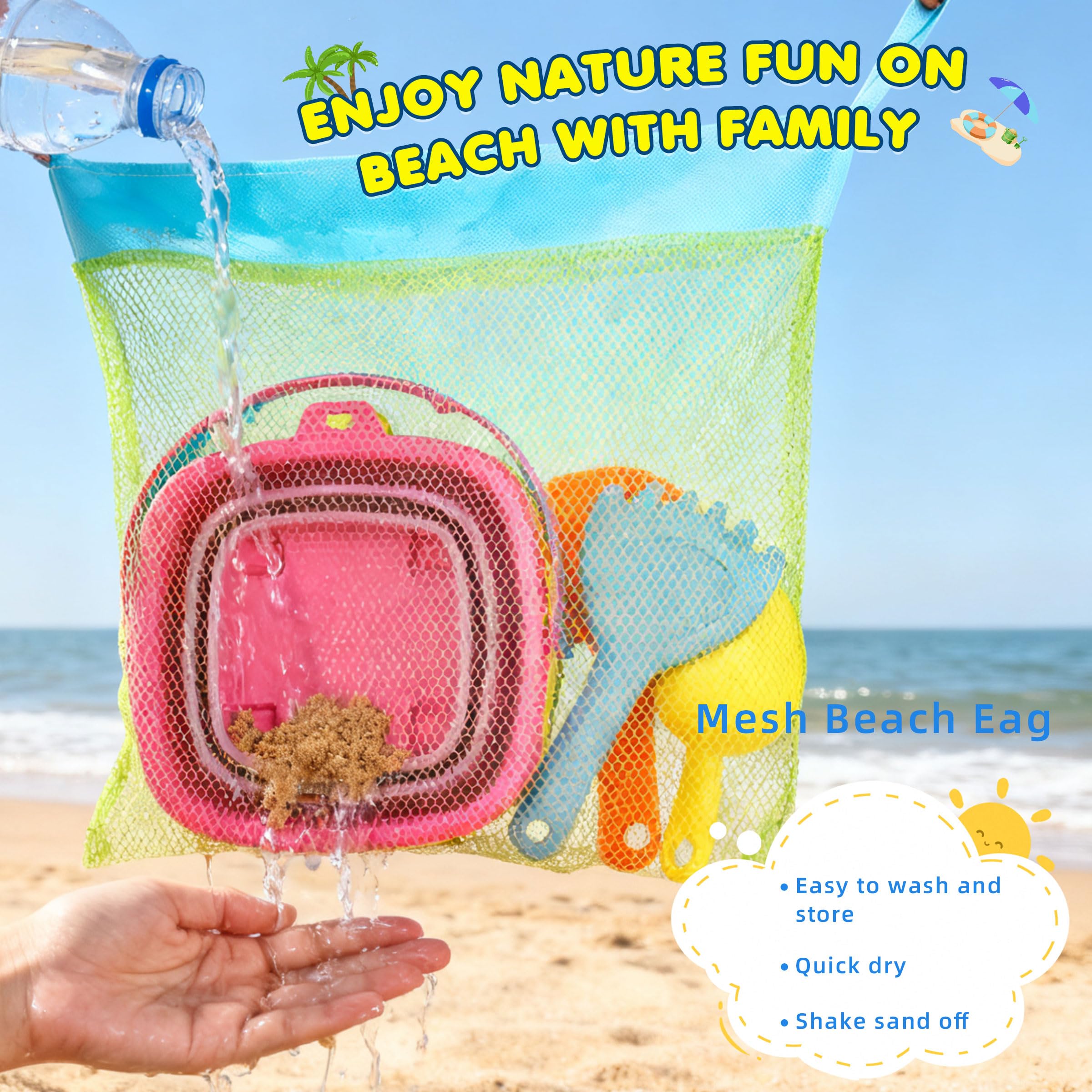 Xgunion BPA-free materials ensure safe, durable fun at the shore.