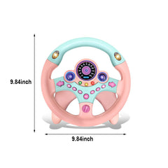 XHSP steering wheel toy used during car travel for fun.