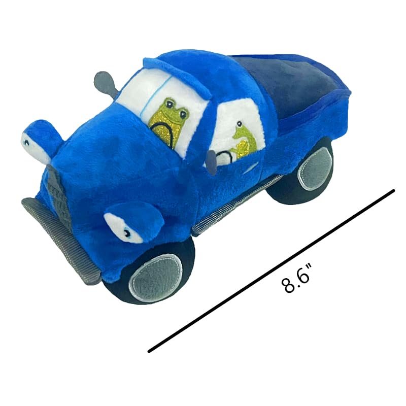 XIAOMOHAN blue car plush toy makes a thoughtful gift for kids and car lovers