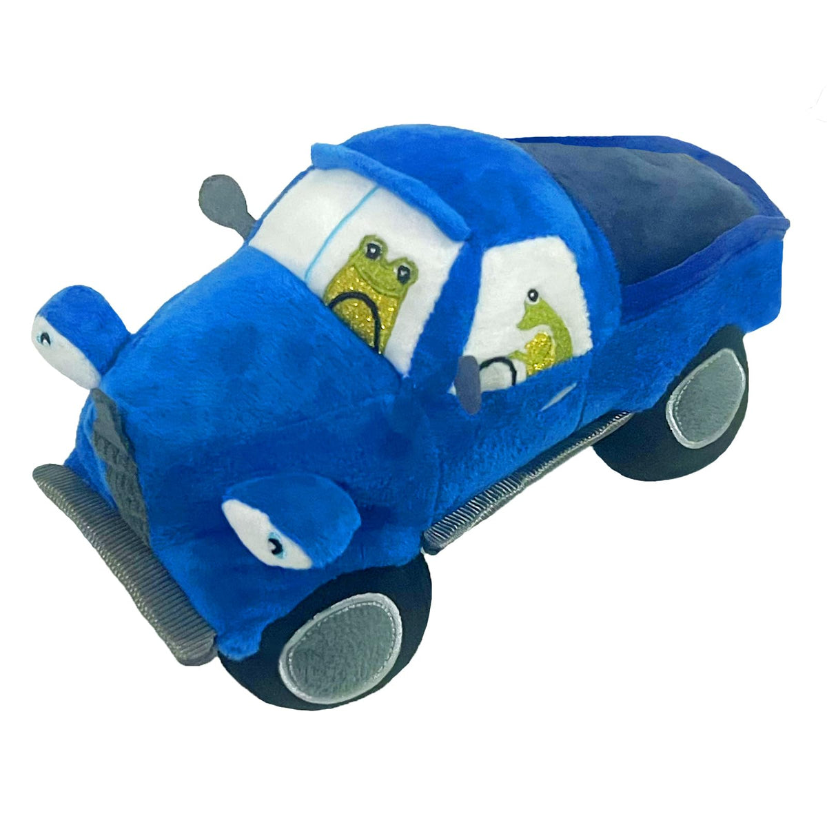 XIAOMOHAN blue car plush toy shows vivid design for imaginative play and decor