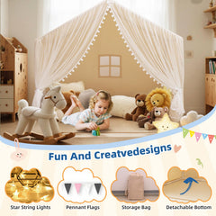 xiaowantong easy assembly storage bag keeps play area tidy.