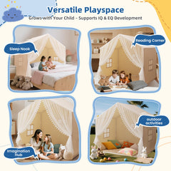 xiaowantong Large Kids Play Tent quick setup for busy families with small spaces.
