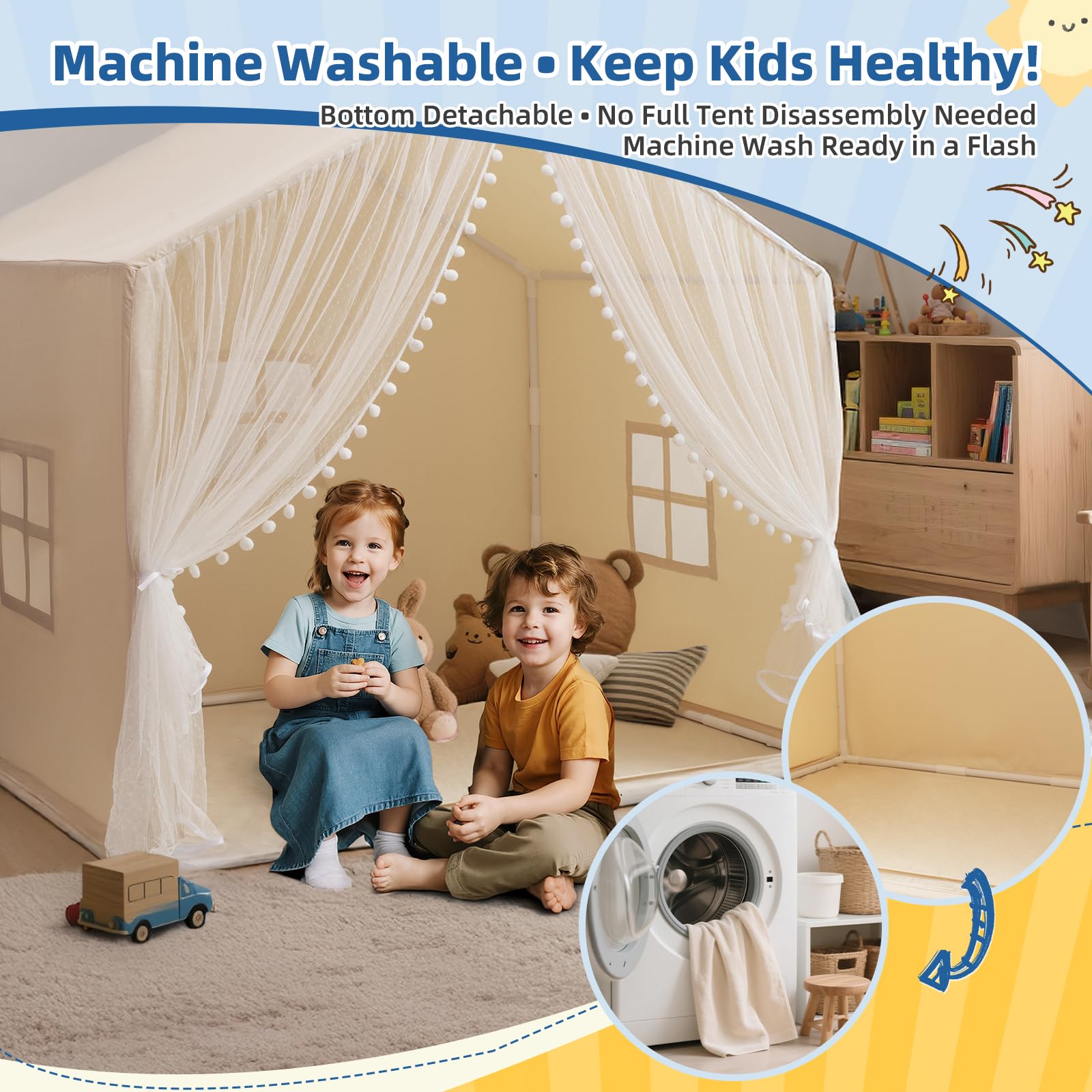 xiaowantong safe sturdy play space supports energetic toddlers.